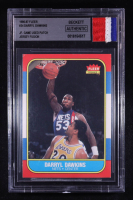 Darryl Dawkins 1986-87 Fleer #24 with Game-Used Jersey Patch (BGS) at PristineAuction.com