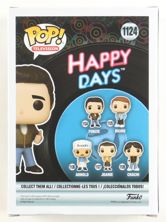 Henry Winkler Signed "Happy Days" #1124 Fonzie Funko Pop! Vinyl Figure Inscribed "Fonz" (Beckett) at PristineAuction.com Henry Winkler Signed "Happy Days" #1124 Fonzie Funko Pop! Vinyl Figure Inscribed "Fonz" (Beckett) at PristineAuction.com