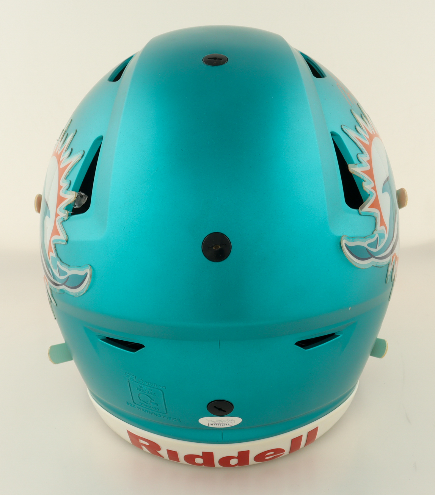 Ricky Williams Signed Dolphins Full-Size Authentic On-Field Flash Alternate SpeedFlex Helmet (JSA) at PristineAuction.com Ricky Williams Signed Dolphins Full-Size Authentic On-Field Flash Alternate SpeedFlex Helmet (JSA) at PristineAuction.com