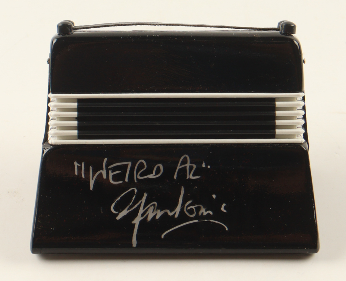 Weird Al Yankovic Signed Mini Accordion Figurine (JSA) at PristineAuction.com Weird Al Yankovic Signed Mini Accordion Figurine (JSA) at PristineAuction.com