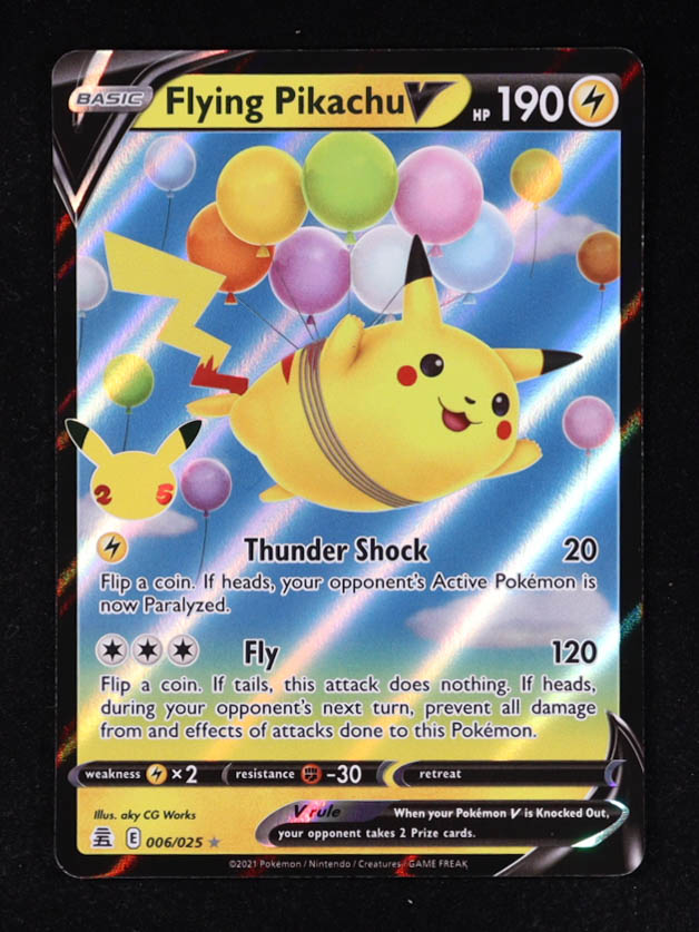 Flying Pikachu VMAX Pokemon 2021 Celebrations #7 at PristineAuction.com Flying Pikachu VMAX Pokemon 2021 Celebrations #7 at PristineAuction.com