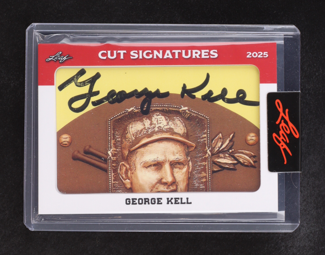 George Kell 2025 Leaf Cut Signatures #CS-GK1 at PristineAuction.com George Kell 2025 Leaf Cut Signatures #CS-GK1 at PristineAuction.com
