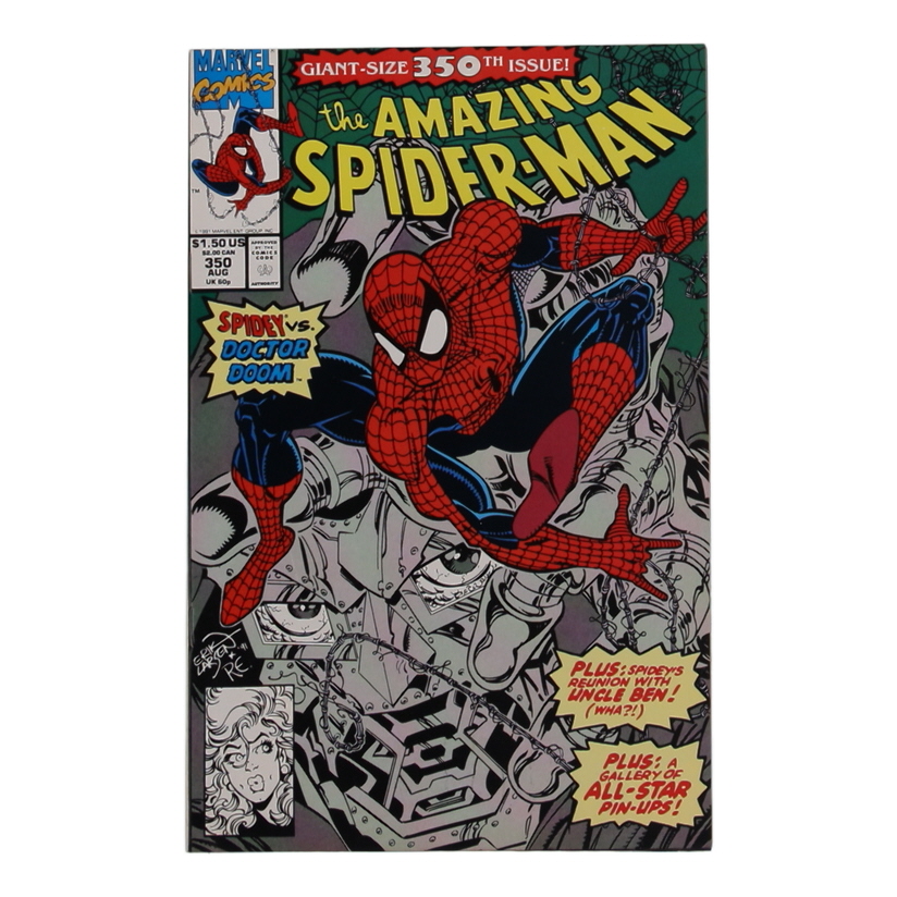 1991 "The Amazing Spider-Man" Issue #350 Marvel Comic Book at PristineAuction.com 1991 "The Amazing Spider-Man" Issue #350 Marvel Comic Book at PristineAuction.com