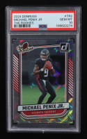 Michael Penix Jr. 2024 Donruss The Rookies #2 RC (PSA 10) at PristineAuction.com