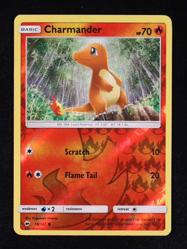 Charmander Pokemon 2017 Burning Shadows #18 Reverse Holo at PristineAuction.com Charmander Pokemon 2017 Burning Shadows #18 Reverse Holo at PristineAuction.com