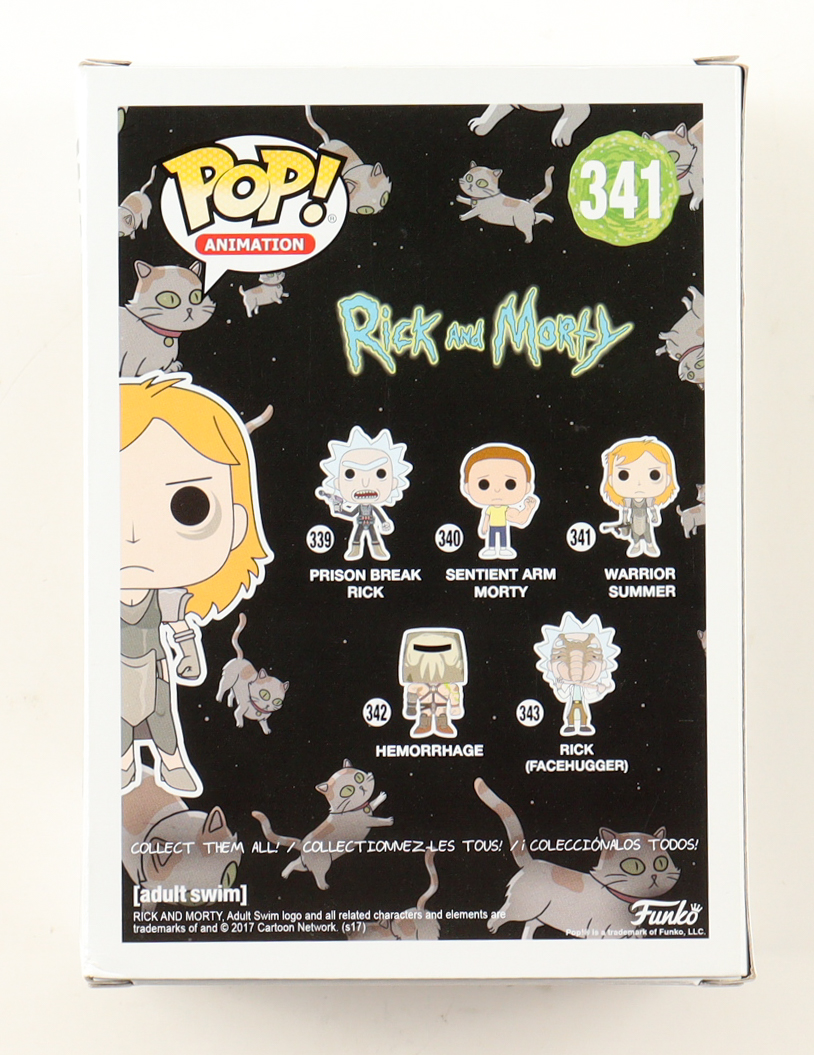 Spencer Grammer Signed Rick and Morty #341 Warrior Summer Funko Pop! Vinyl Figure (JSA) at PristineAuction.com Spencer Grammer Signed Rick and Morty #341 Warrior Summer Funko Pop! Vinyl Figure (JSA) at PristineAuction.com