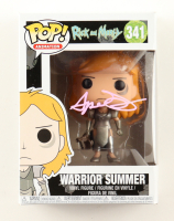 Spencer Grammer Signed Rick and Morty #341 Warrior Summer Funko Pop! Vinyl Figure (JSA) at PristineAuction.com