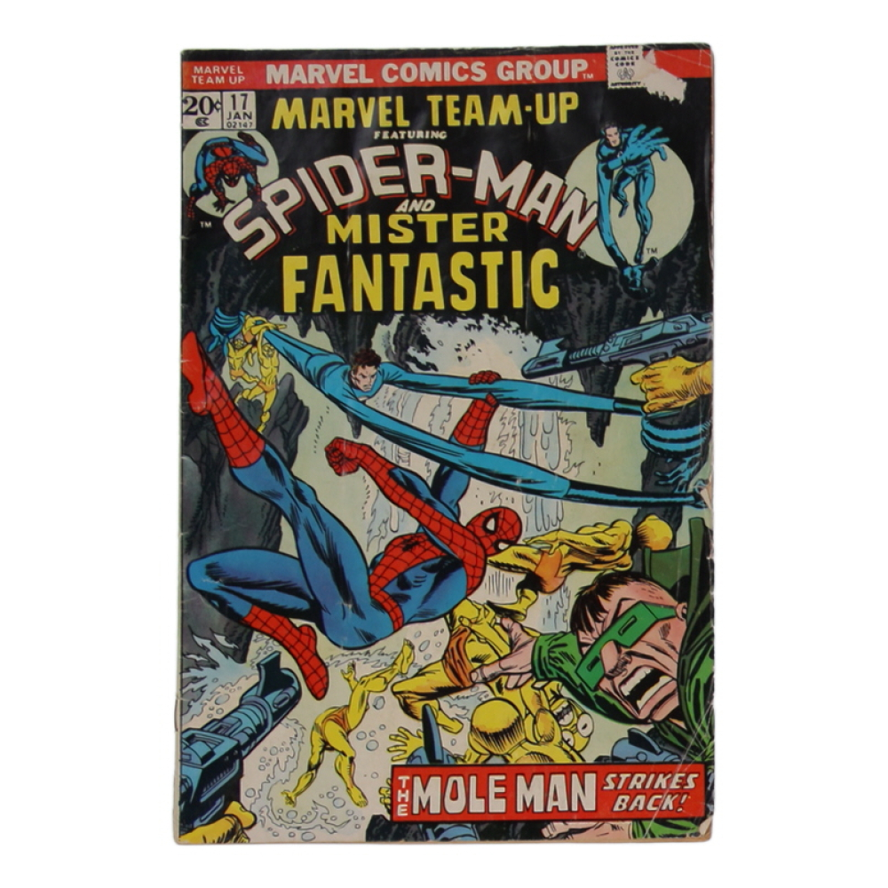 1974 "Marvel Team-Up" Issue #17 Marvel Comic Book at PristineAuction.com 1974 "Marvel Team-Up" Issue #17 Marvel Comic Book at PristineAuction.com