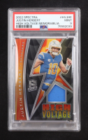 Justin Herbert 2022 Panini Spectra High Voltage Materials #2 #02/99 (PSA 9) at PristineAuction.com