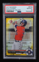 Kyle Tucker 2017 Bowman Prospects Yellow #BP28 RC (PSA 10) at PristineAuction.com