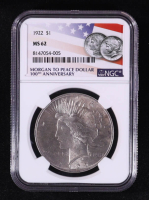1922 Morgan Silver Dollar (NGC MS62) at PristineAuction.com