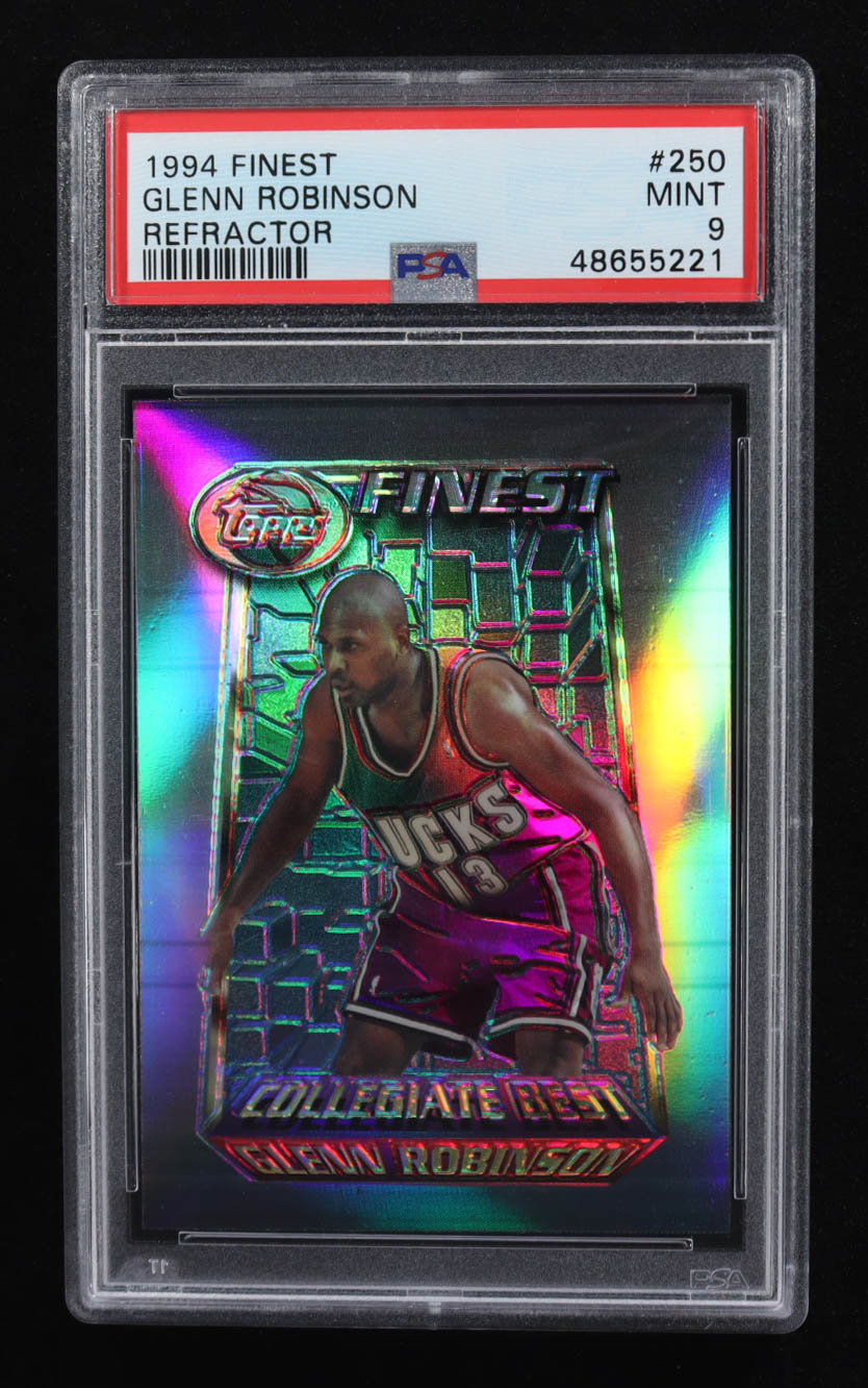 Glenn Robinson 1994-95 Finest Refractors #250 RC (PSA 9) at PristineAuction.com Glenn Robinson 1994-95 Finest Refractors #250 RC (PSA 9) at PristineAuction.com