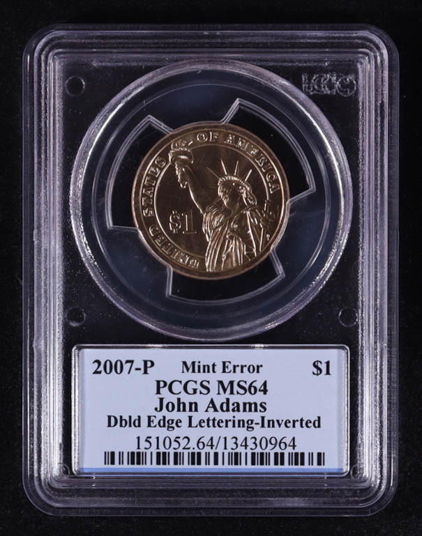 2007-P U.S. Presidential Proof $1 Coin - John Adams 2nd President (PCGS MS64) at PristineAuction.com 2007-P U.S. Presidential Proof $1 Coin - John Adams 2nd President (PCGS MS64) at PristineAuction.com