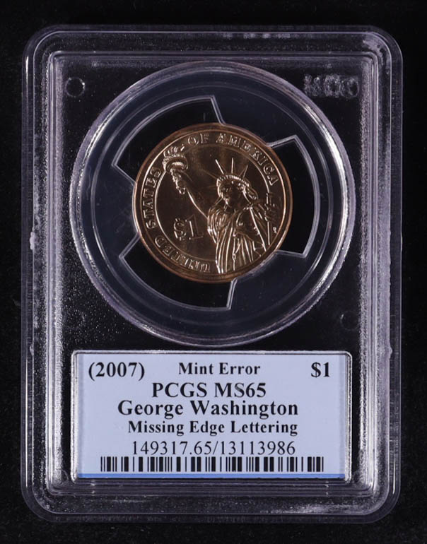 2007 U.S. Presidential Proof $1 Coin - George Washington 1st President (PCGS MS65) at PristineAuction.com 2007 U.S. Presidential Proof $1 Coin - George Washington 1st President (PCGS MS65) at PristineAuction.com