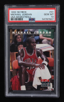 Michael Jordan 1992 SkyBox USA #41 / Off the Court (PSA 10) at PristineAuction.com