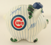 Michael Busch & Christopher Morel Signed Cubs Piggy Bank (PSA) at PristineAuction.com