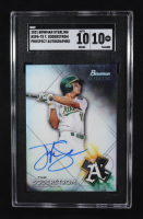 Tyler Soderstrom 2021 Bowman Sterling Prospect Autographs #BSPA-TS (SGC 10 / Auto 10) at PristineAuction.com