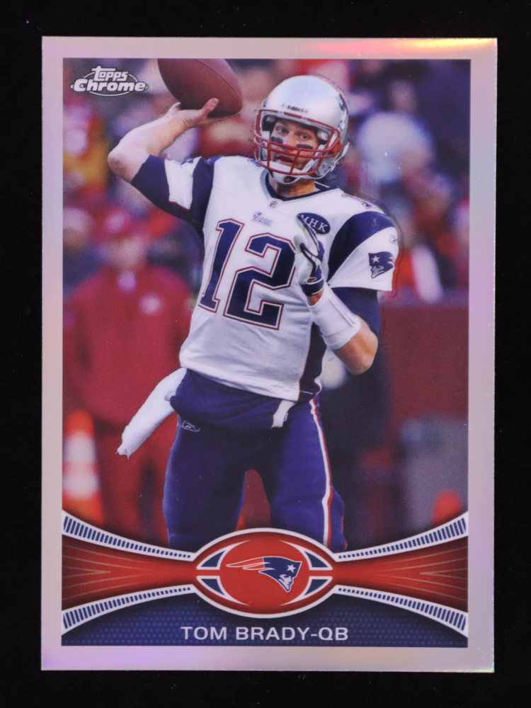 Tom Brady 2012 Topps Chrome Refractor #220