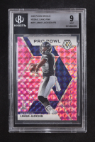 Lamar Jackson 2020 Panini Mosaic Mosaic Camo Pink PB #251 (Beckett 9) at PristineAuction.com