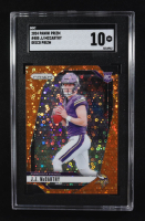 J.J. McCarthy 2024 Panini Prizm Prizms Orange Disco #400 RC (SGC 10) at PristineAuction.com