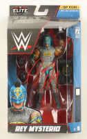 Rey Mysterio Signed WWE Mattel Elite Collection Action Figure Inscribed "619" (JSA) at PristineAuction.com