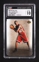 LeBron James 2003 Upper Deck LeBron James Box Set On Parade #14 RC (CSG 10) at PristineAuction.com