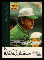 Dick Williams 1999 Sports Illustrated Greats of the Game Autographs #NNO at PristineAuction.com
