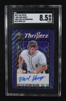 Nick Kurtz 2023 Leaf Metal Thrillerz Autographs Wave Blue #T-NK1 #2/8 (SGC 8.5) at PristineAuction.com