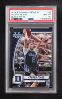 Cooper Flagg 2024 Bowman Chrome University Black Wave #16 RC (PSA 10) at PristineAuction.com