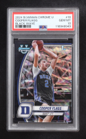 Cooper Flagg 2024 Bowman Chrome University Black Wave #16 RC (PSA 10) at PristineAuction.com