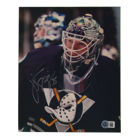 Jean-Sébastien Giguère Signed Ducks 8x10 Photo (Beckett) at PristineAuction.com