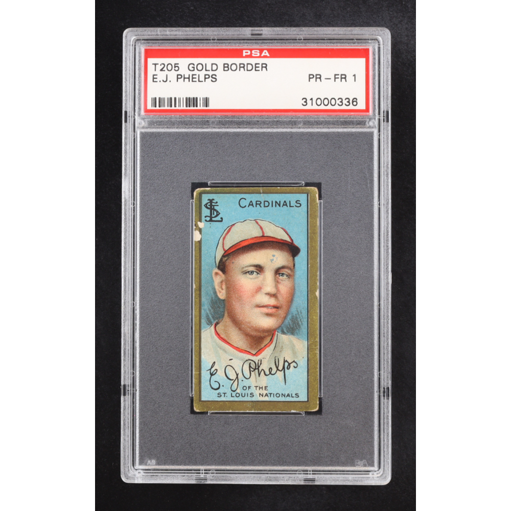 E. J. Phelps T205 Gold Border (PSA 1) at PristineAuction.com