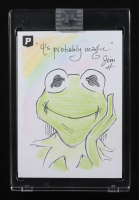 Kermit The Frog | The Muppets | Original Art Sketch Card by Guy Gilchrist (1/1 Original Art) at PristineAuction.com