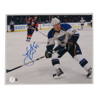 T.J. Oshie Signed Blues 8x10 Photo (Beckett) at PristineAuction.com