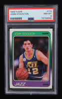 John Stockton 1988-89 Fleer #115 RC (PSA 8) at PristineAuction.com
