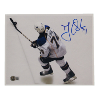 T.J. Oshie Signed Blues 8x10 Photo (Beckett) at PristineAuction.com