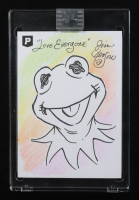 Kermit The Frog | The Muppets | Original Art Sketch Card by Guy Gilchrist (1/1 Original Art) at PristineAuction.com