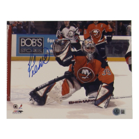 Rick DiPietro Signed Islanders 8x10 Photo (Beckett) at PristineAuction.com