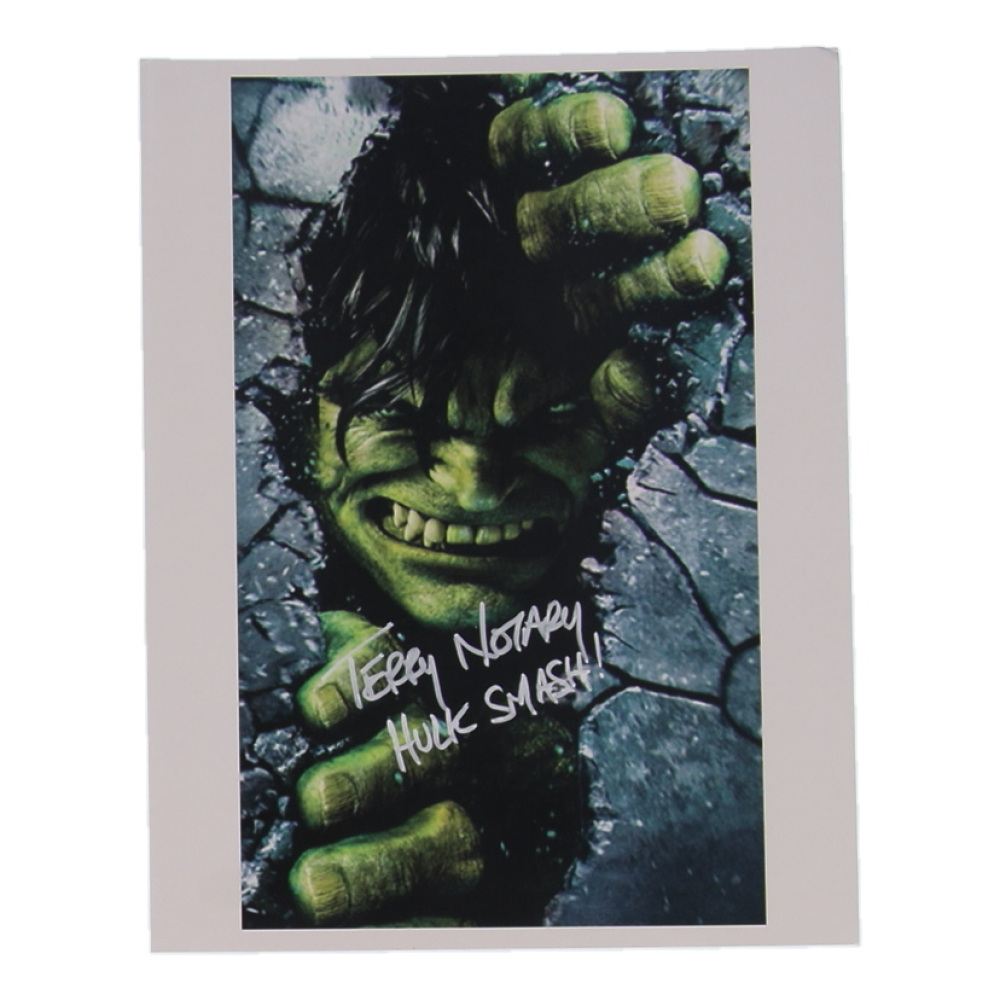 Terry Notary Signed "The Incredible Hulk" 8.5x11 Poster Inscribed "Hulk Smash!" (JSA) at PristineAuction.com