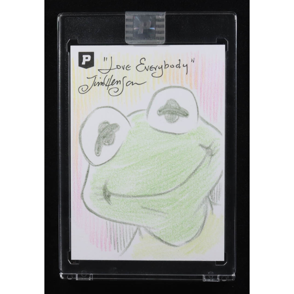Kermit The Frog | The Muppets | Original Art Sketch Card by Guy Gilchrist (1/1 Original Art) at PristineAuction.com