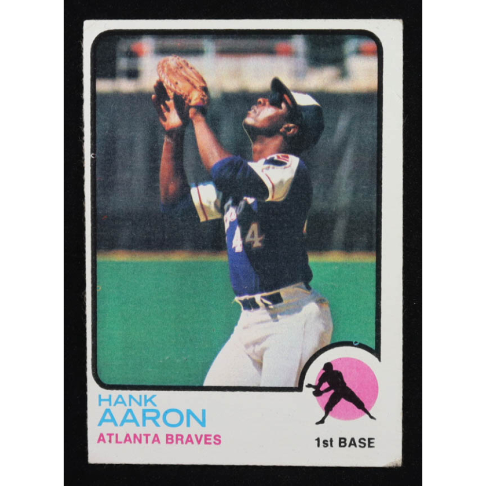 Hank Aaron 1973 Topps #100 at PristineAuction.com