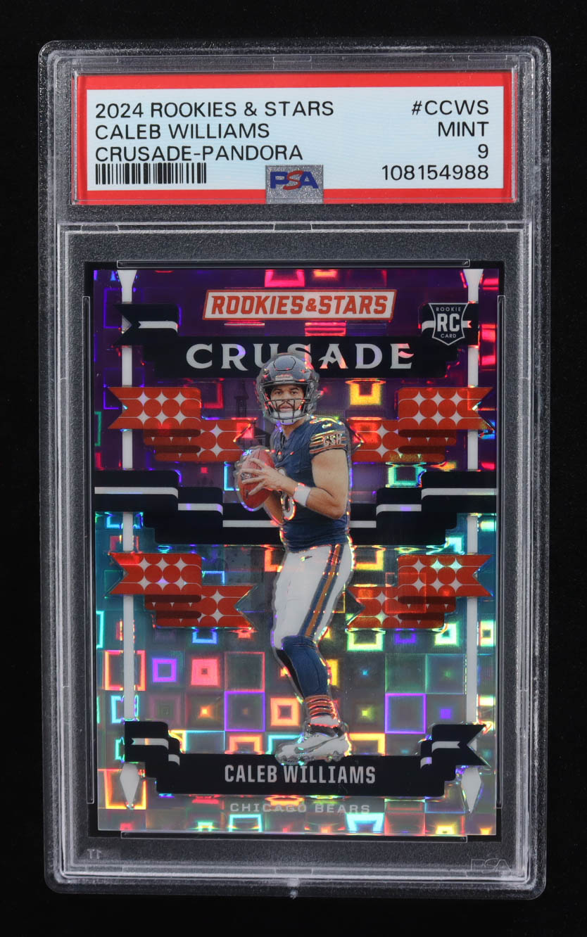 Caleb Williams 2024 Rookies and Stars Crusade Pandora #24 RC #88/135 (PSA 9) at PristineAuction.com Caleb Williams 2024 Rookies and Stars Crusade Pandora #24 RC #88/135 (PSA 9) at PristineAuction.com