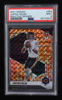Justin Fields 2021 Panini Mosaic Mosaic Reactive Orange #304 RC (PSA 9) at PristineAuction.com