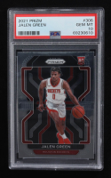 Jalen Green 2021-22 Panini Prizm #306 RC (PSA 10) at PristineAuction.com