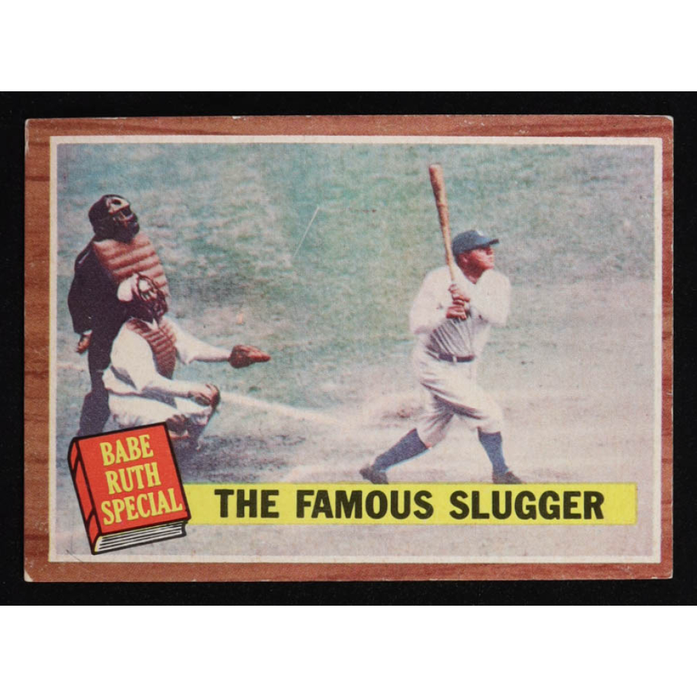 Babe Ruth 1962 Topps The Famous Slugger #138 at PristineAuction.com