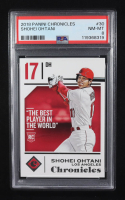 Shohei Ohtani 2018 Panini Chronicles #30 RC (PSA 8) at PristineAuction.com