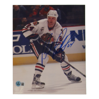 Bob Probert Signed Blackhawks 8x10 Photo (Beckett) at PristineAuction.com
