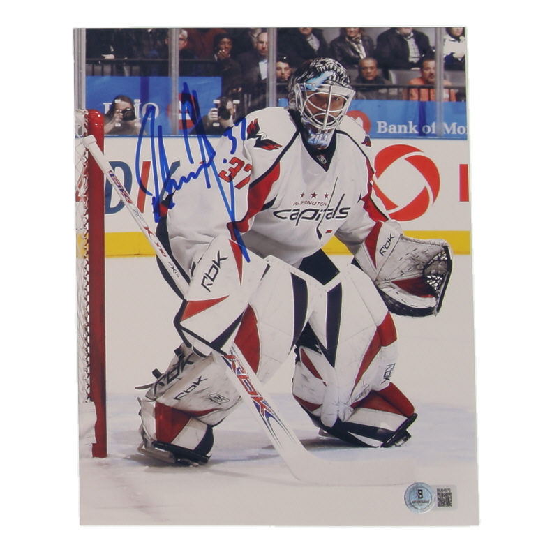 Olaf Kolzig Signed Capitals 8x10 Photo (Beckett) at PristineAuction.com Olaf Kolzig Signed Capitals 8x10 Photo (Beckett) at PristineAuction.com