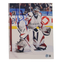 Olaf Kolzig Signed Capitals 8x10 Photo (Beckett) at PristineAuction.com