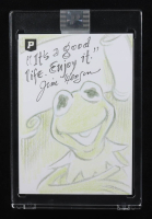 Kermit The Frog | The Muppets | Original Art Sketch Card by Guy Gilchrist (1/1 Original Art) at PristineAuction.com